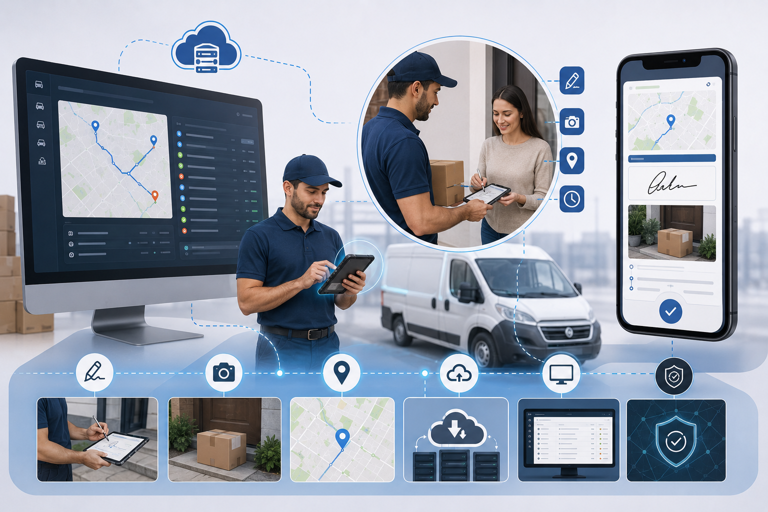 Preuve livraison GPS application mobile Maroc