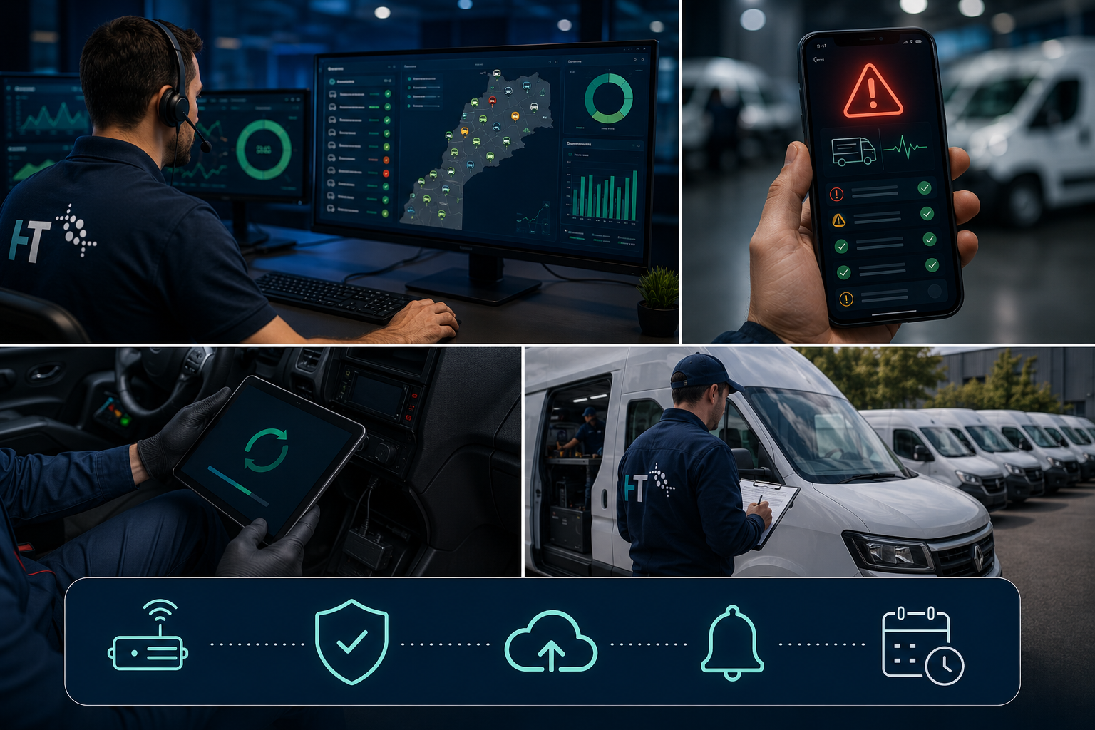 Maintenance préventive traceur GPS Maroc