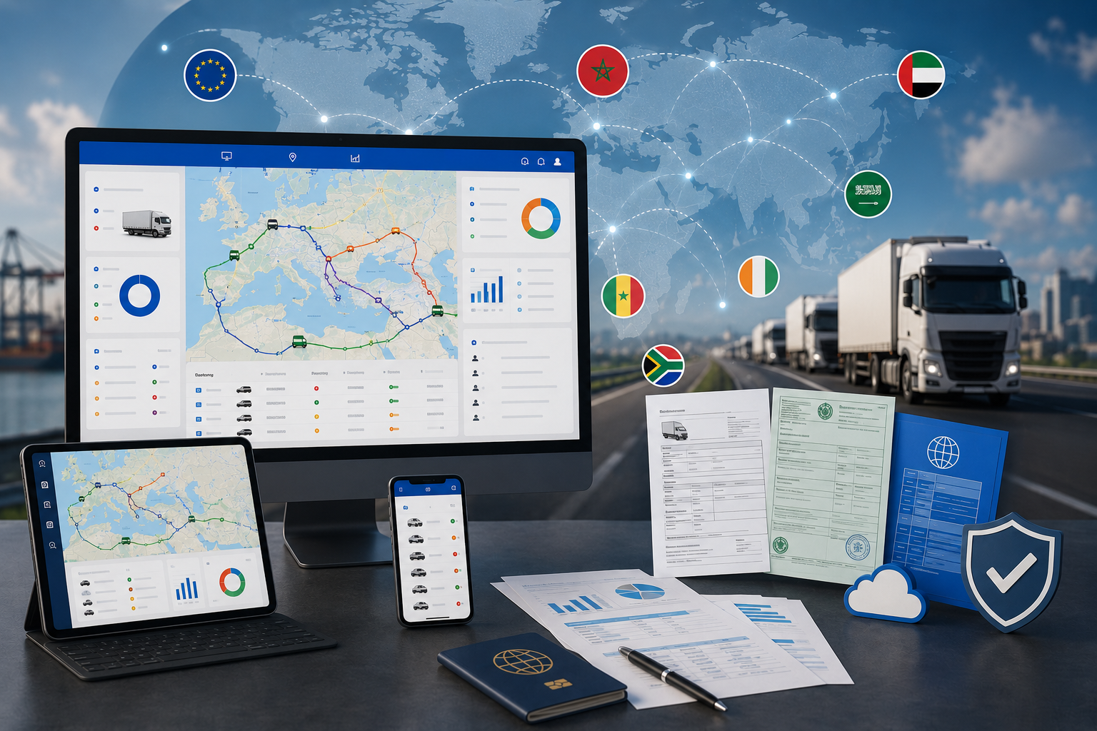 Plateforme suivi international multi-pays