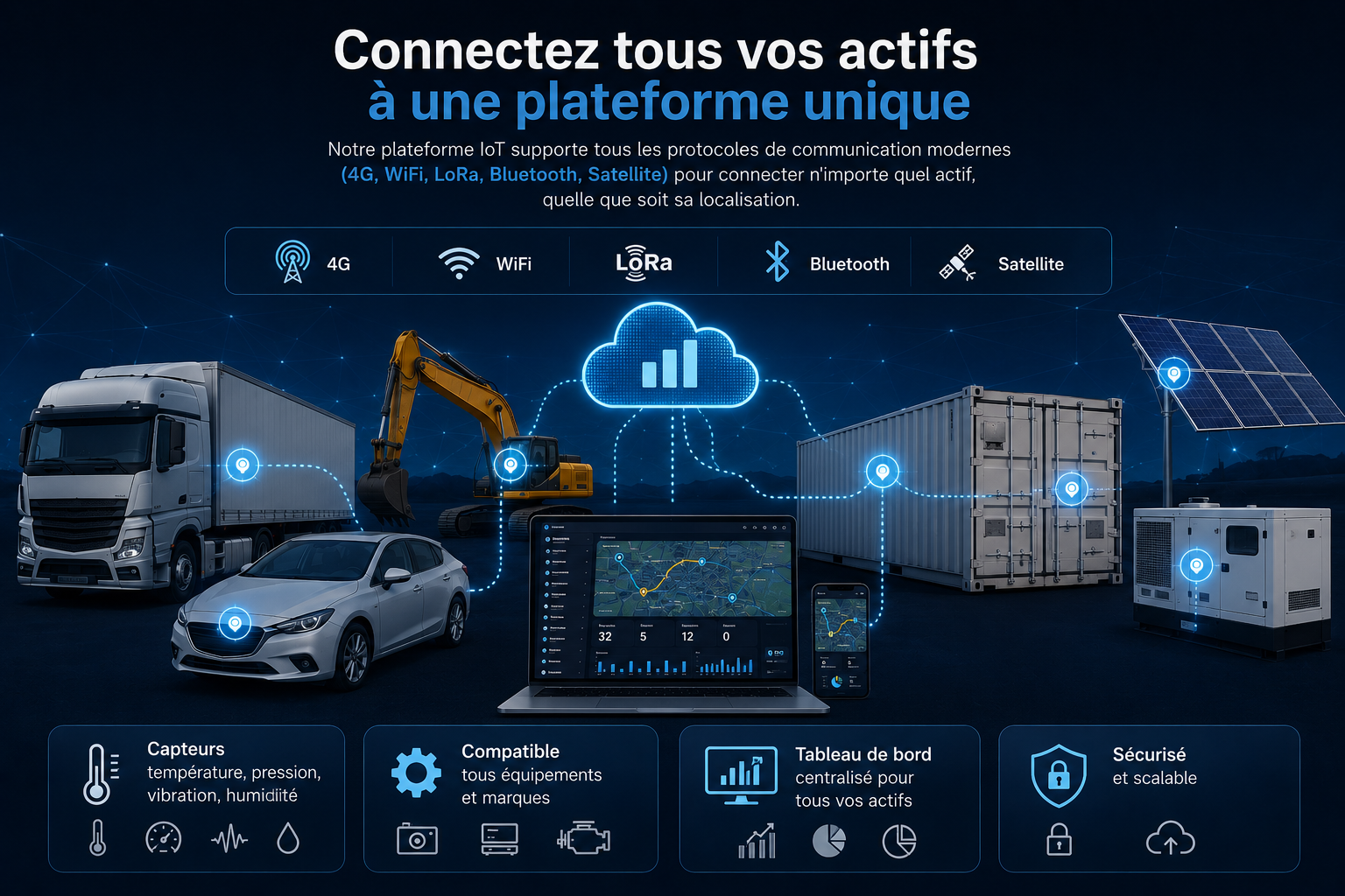 Plateforme IoT télématique Maroc